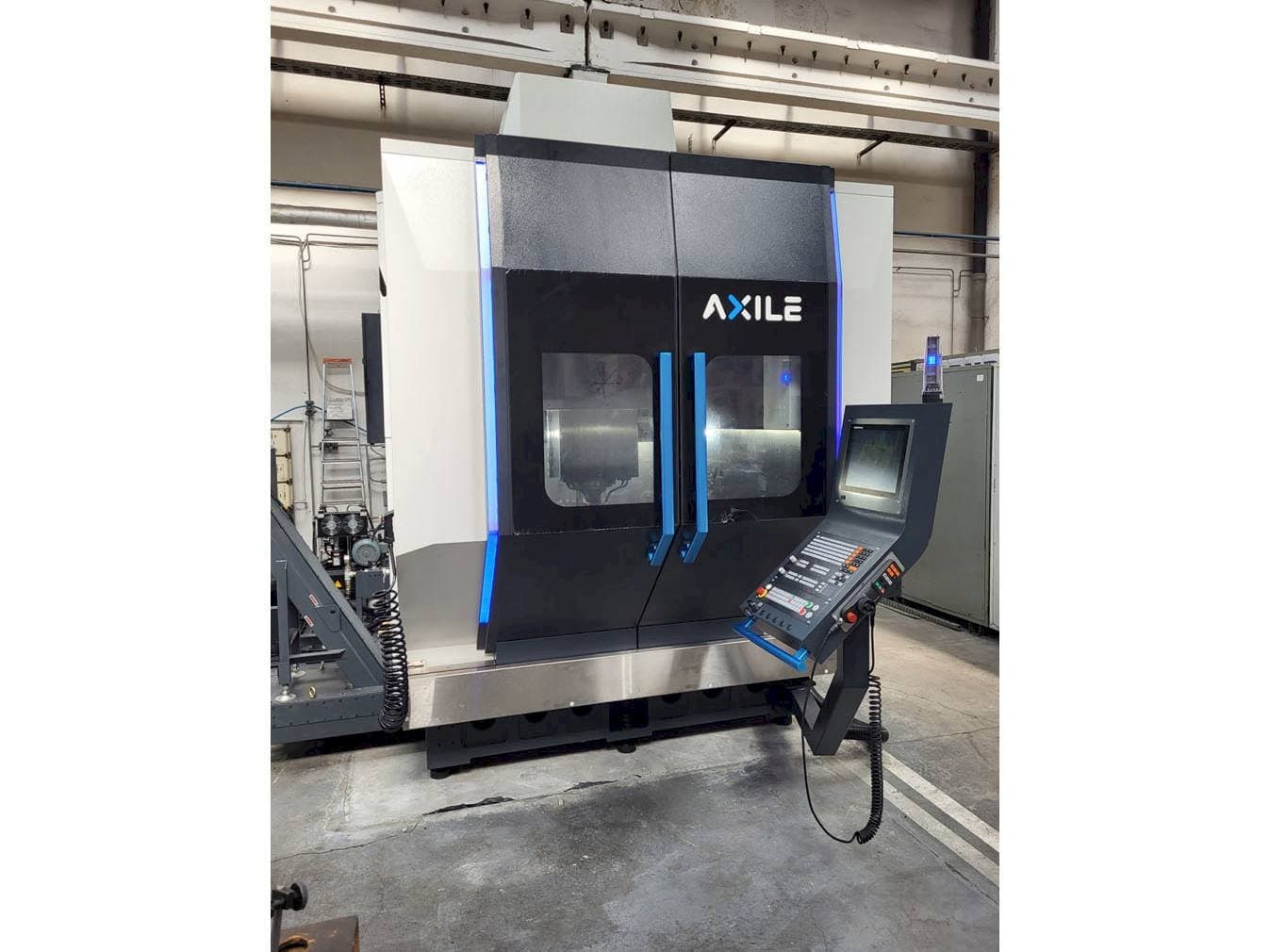 Frontansicht der AXILE G8  Maschine