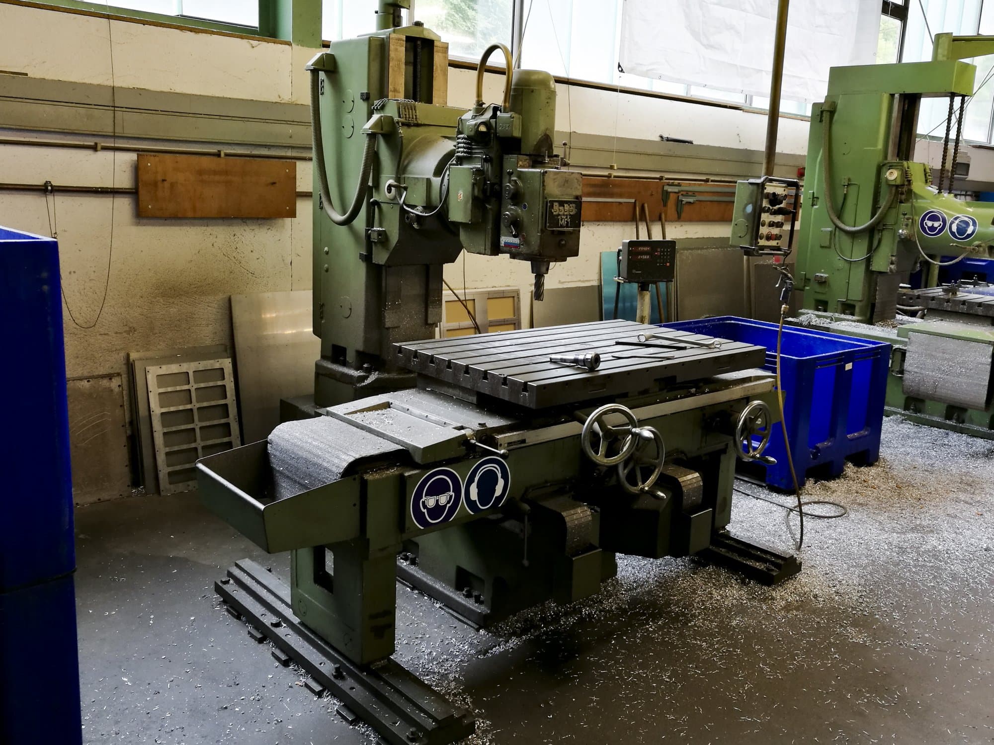 Linke Ansicht der Bokö MF1 Maschine