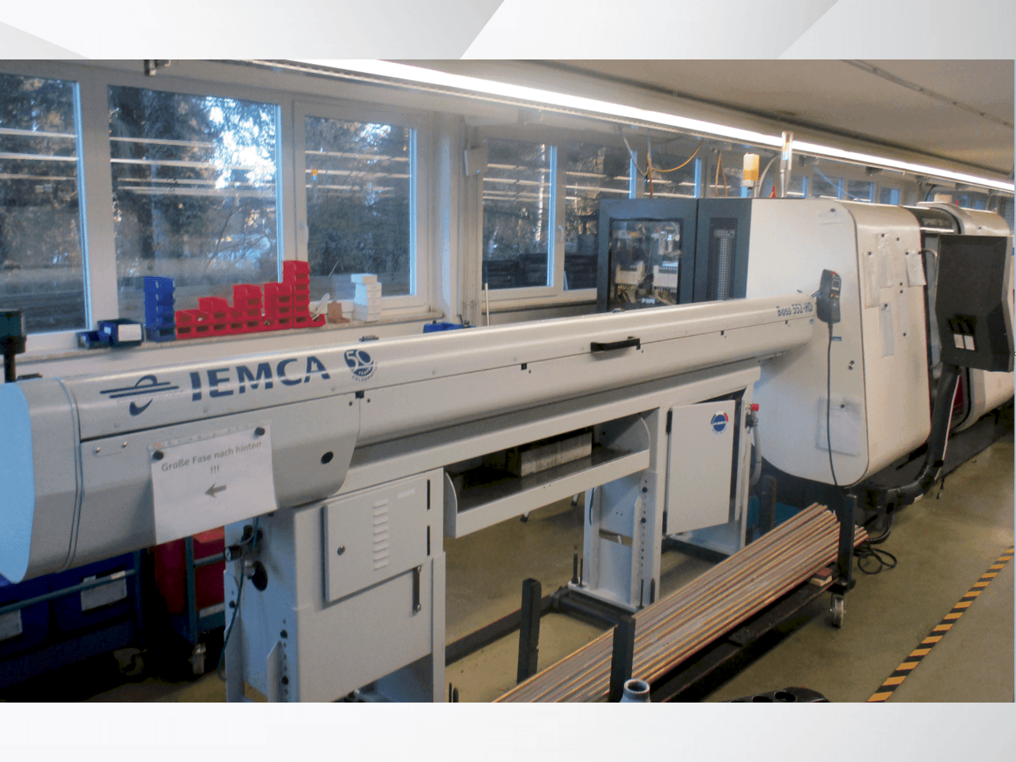 Frontansicht der Gildemeister Sprint 50 Linear  Maschine