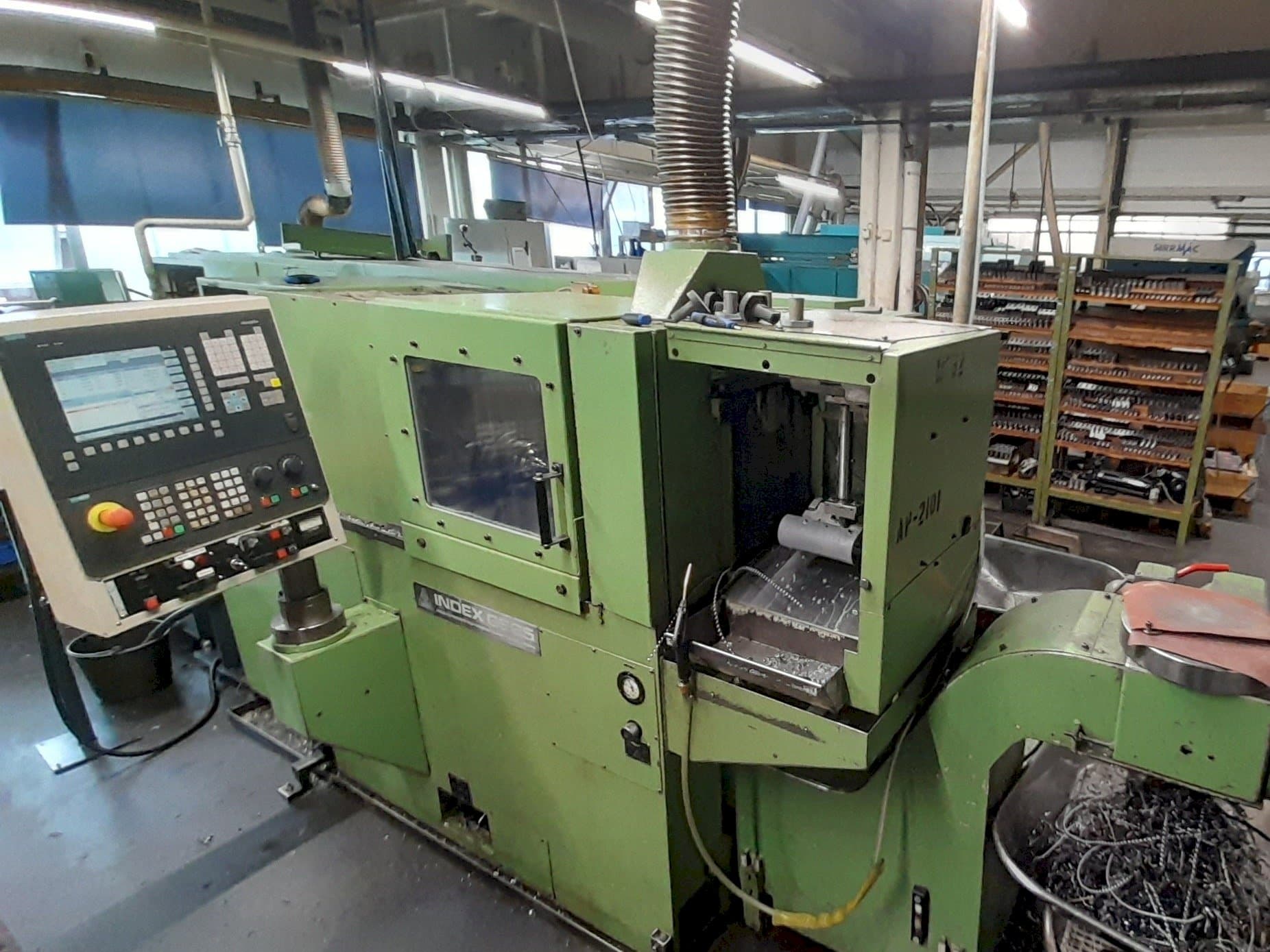 Frontansicht der Index GE65 Maschine