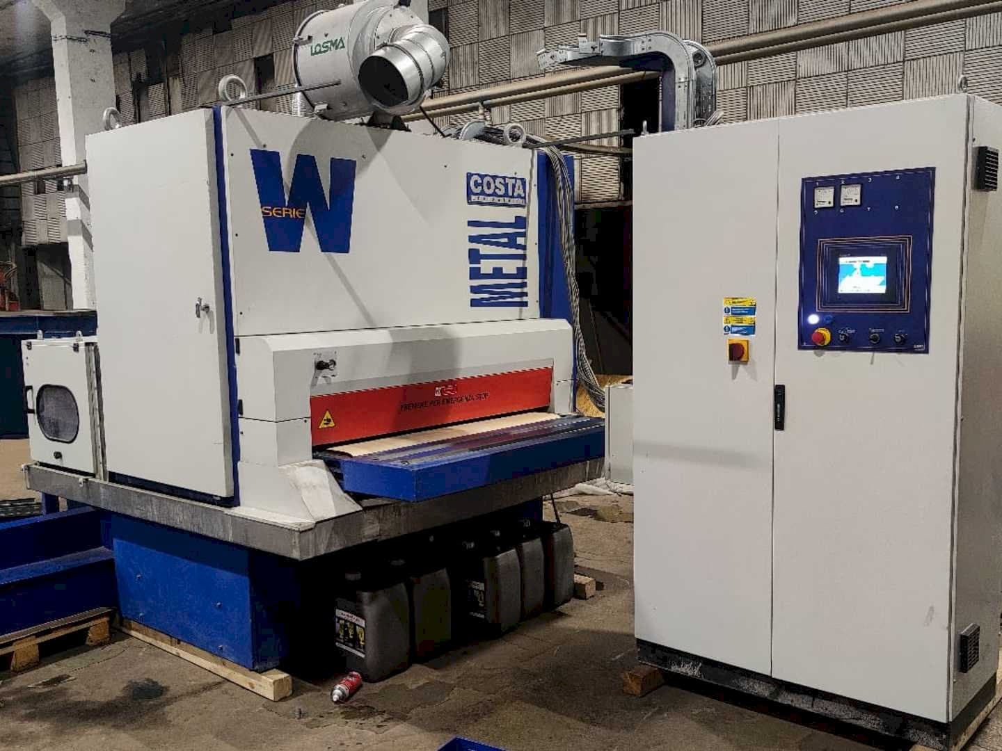 Frontansicht der Costa WD CV 1300 Maschine