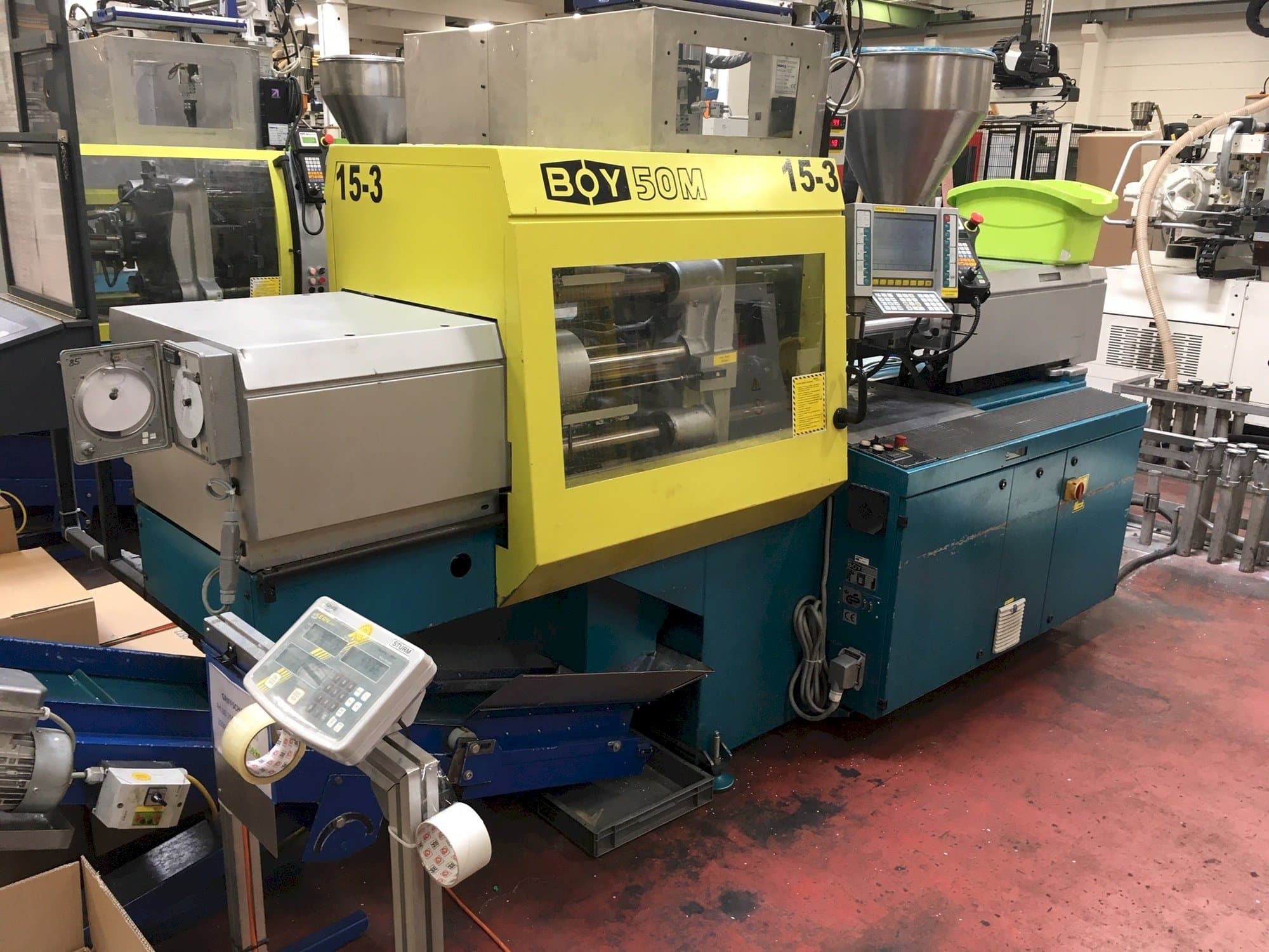 Frontansicht der Dr. Boy 50M Maschine