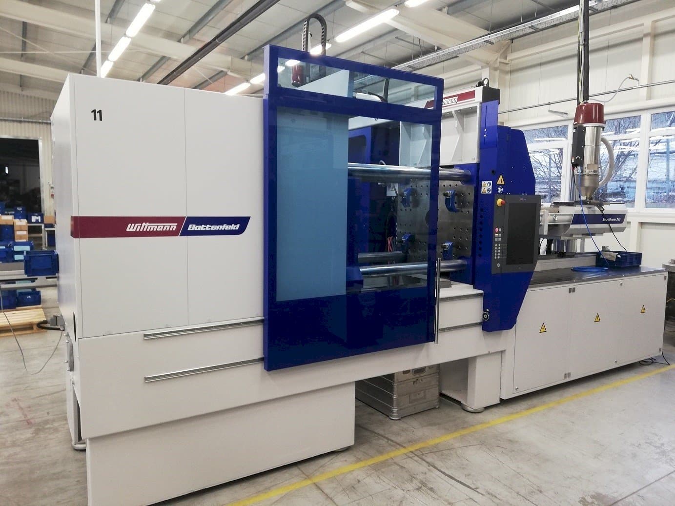 Frontansicht der Battenfeld ECO Power 180/750  Maschine