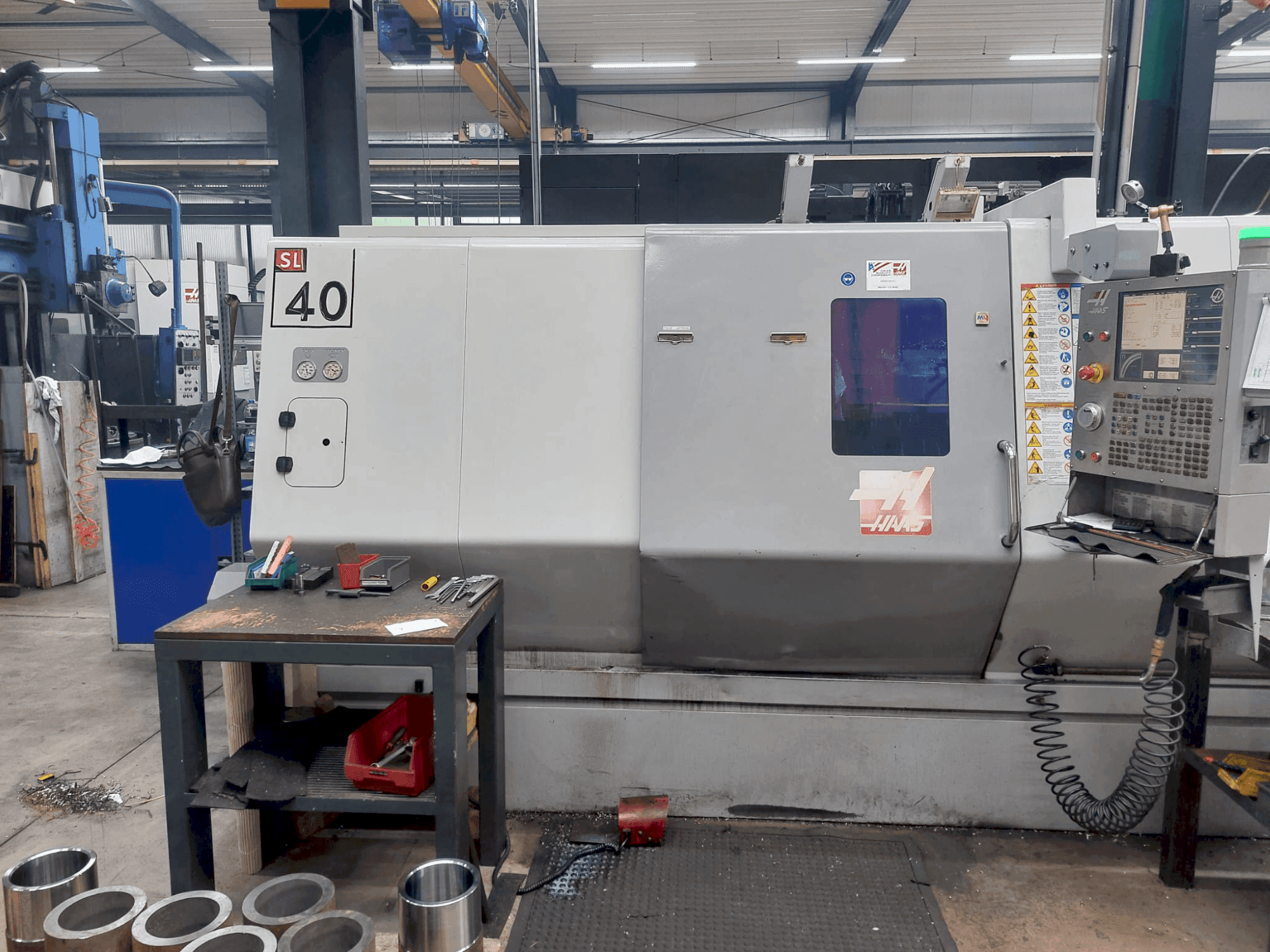 Frontansicht der HAAS SL-40  Maschine