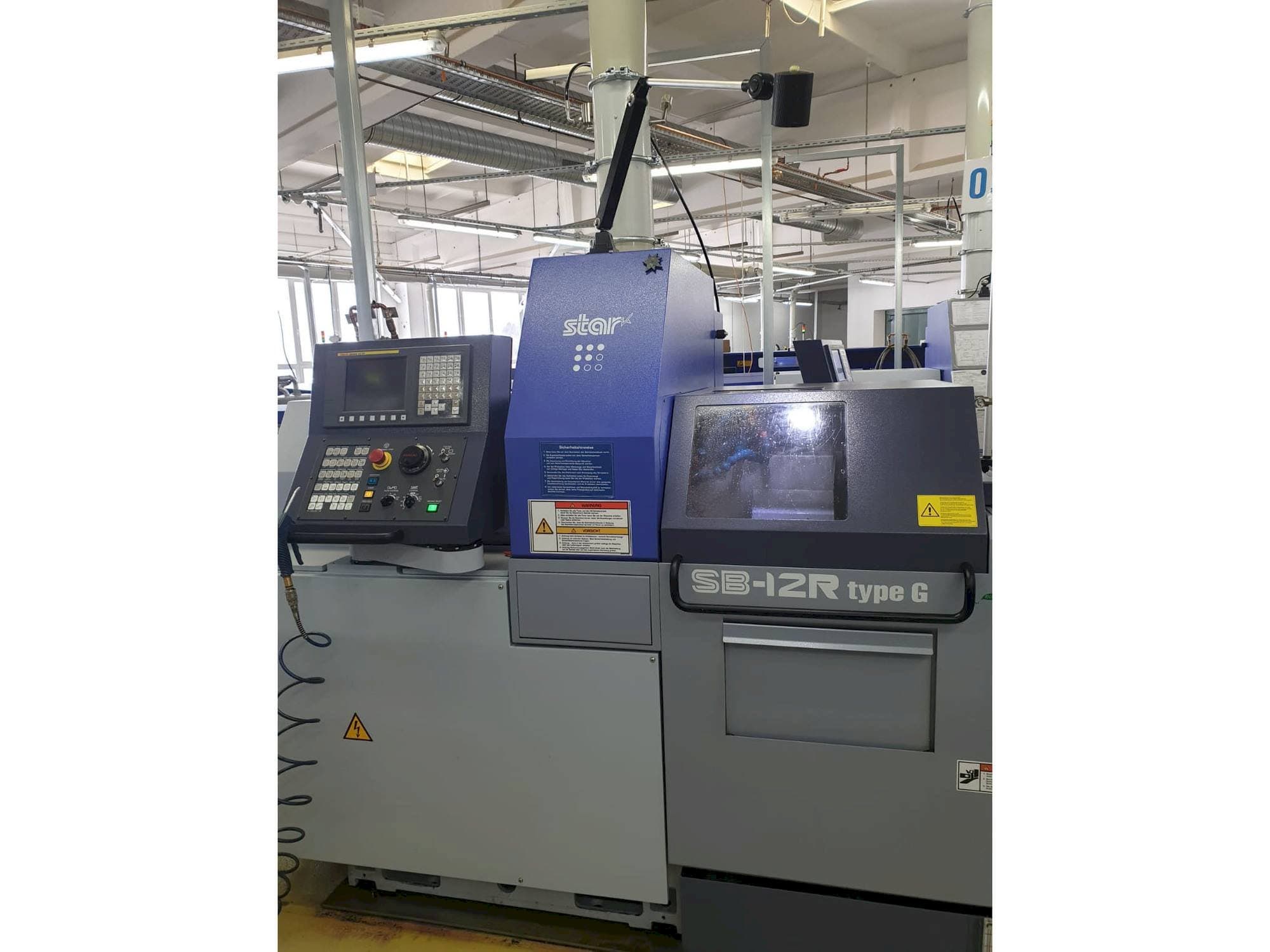 Frontansicht der Star SB12 RG  Maschine