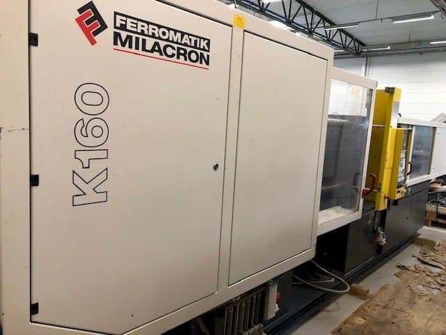 Frontansicht der Ferromatik MILACRON K160 Maschine