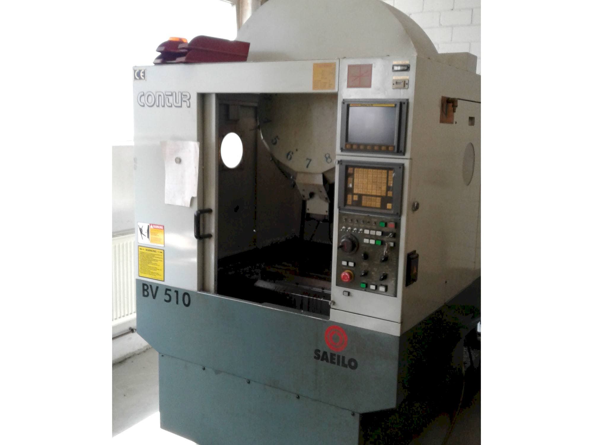 Frontansicht der Saeilo BV 510  Maschine