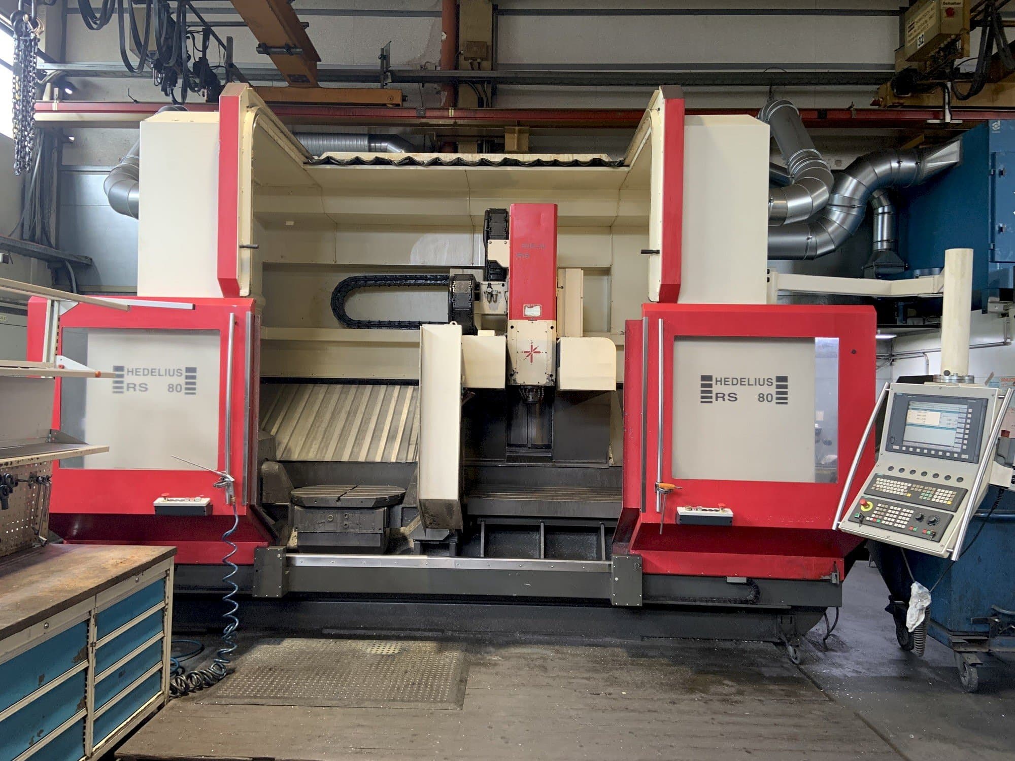 Frontansicht der HEDELIUS RS80 K - 2300 Maschine