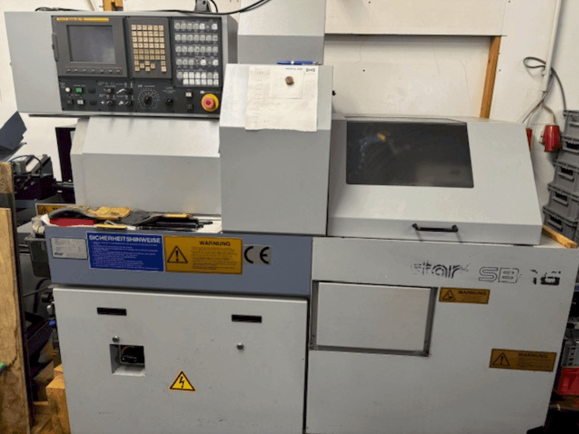 Frontansicht der Star SB-16 Maschine