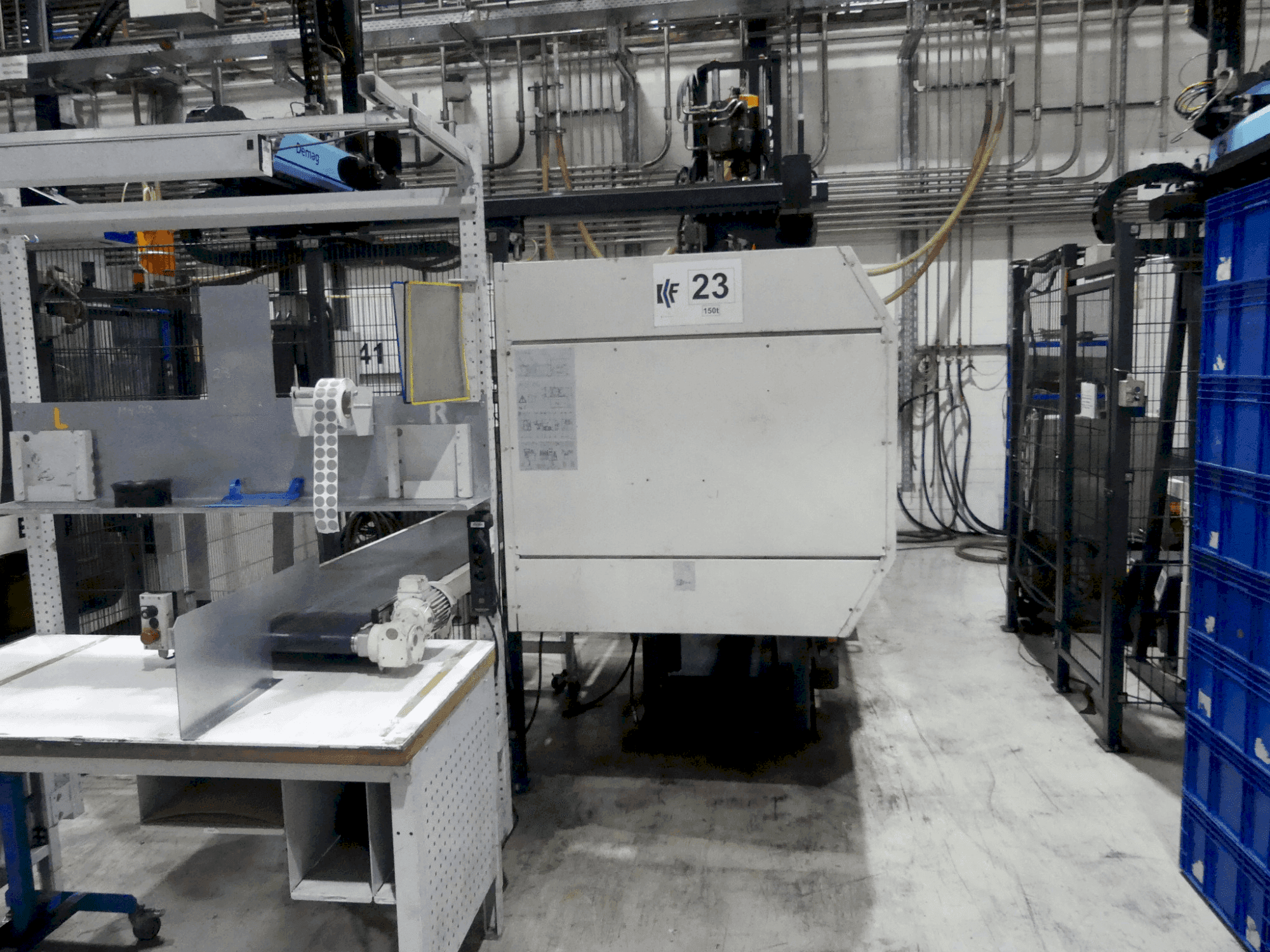 Frontansicht der DEMAG Ergotech System 1500-440/120 Maschine