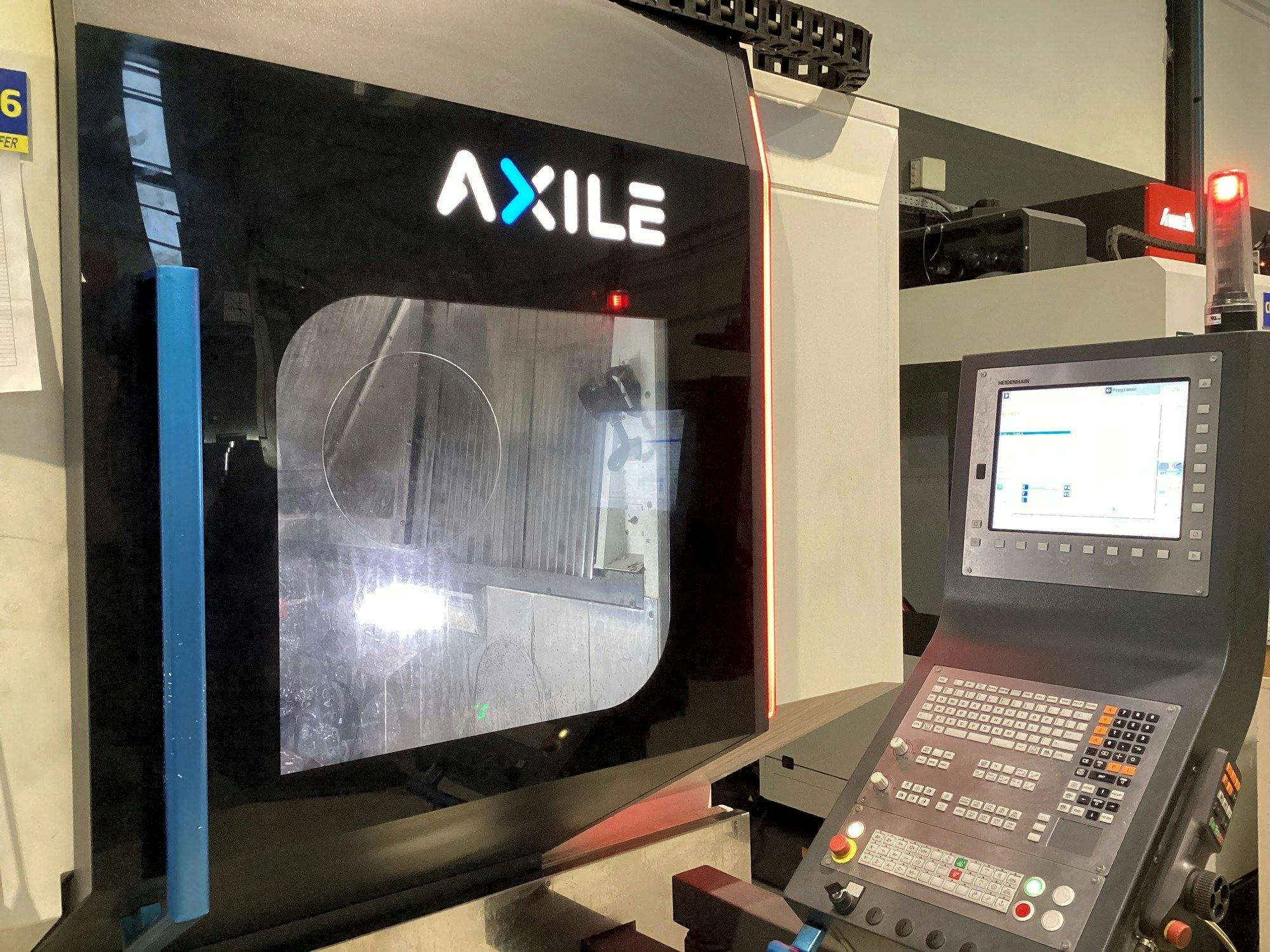 Frontansicht der AXILE G6  Maschine