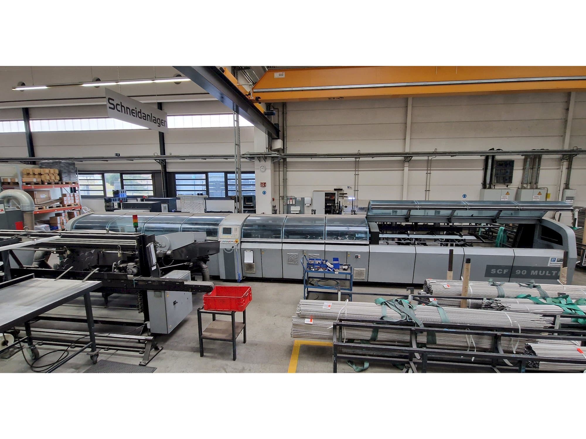 Frontansicht der Bewo SFC90 Maschine