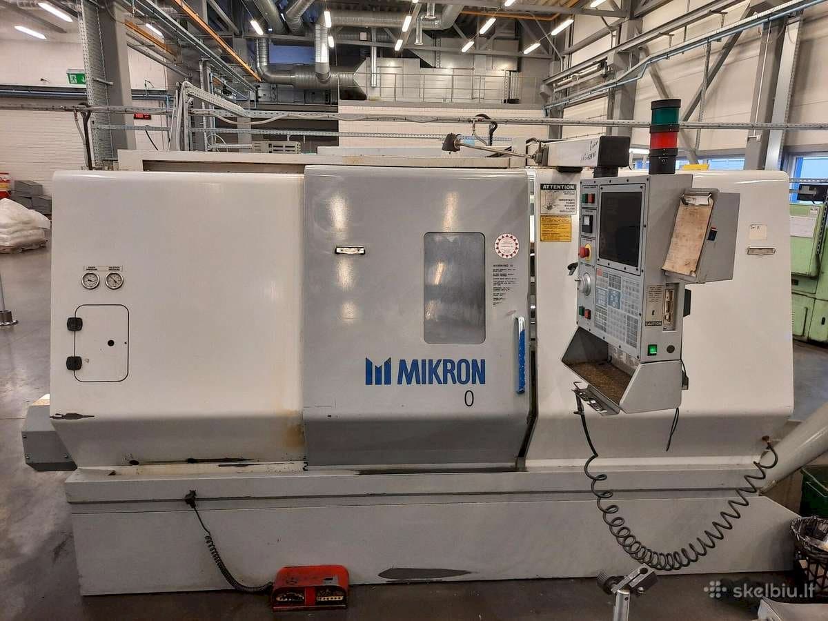 Frontansicht der MIKRON-HAAS LCE860T Maschine