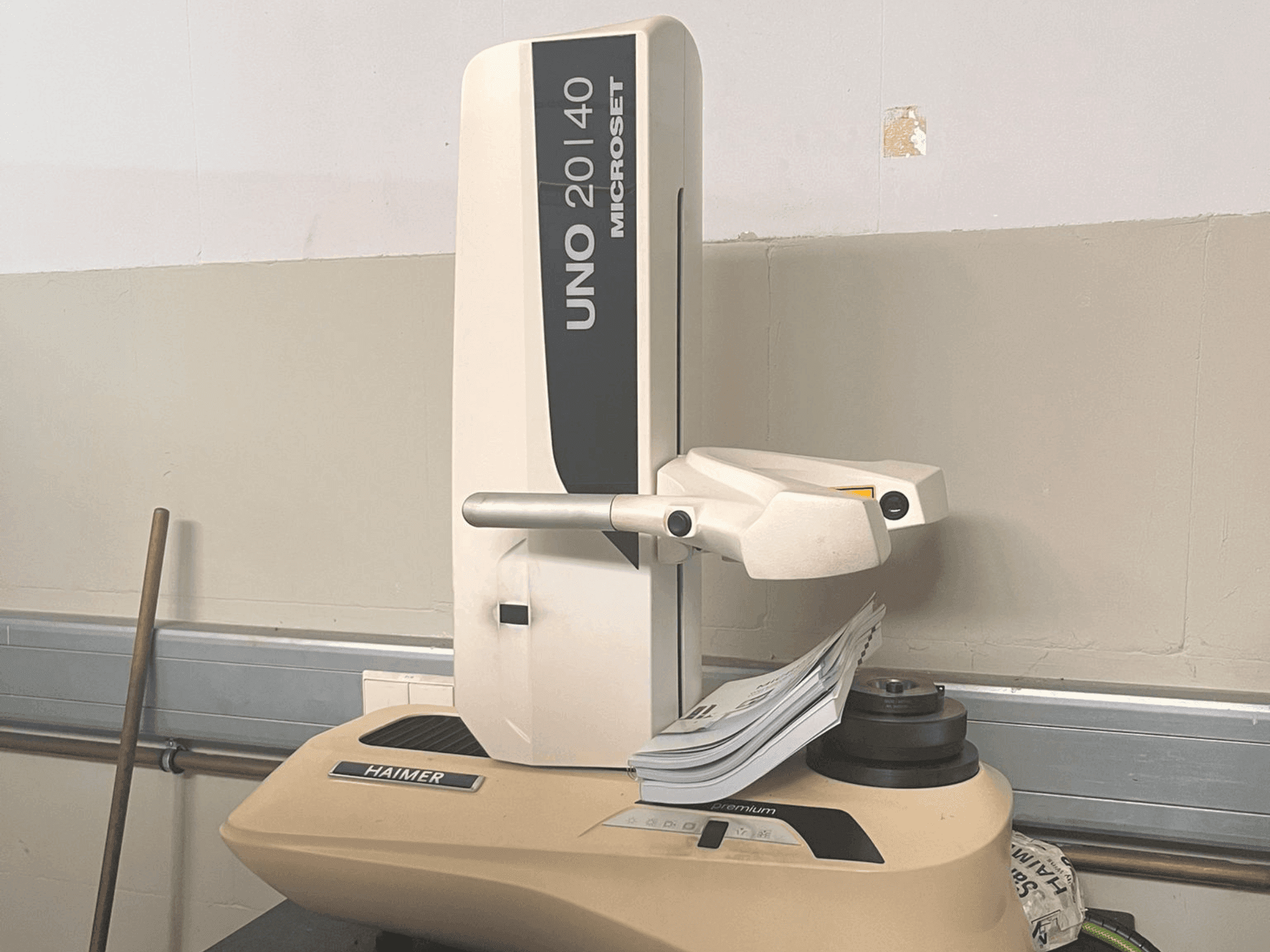 Frontansicht der HAIMER UNO 20|40 Maschine