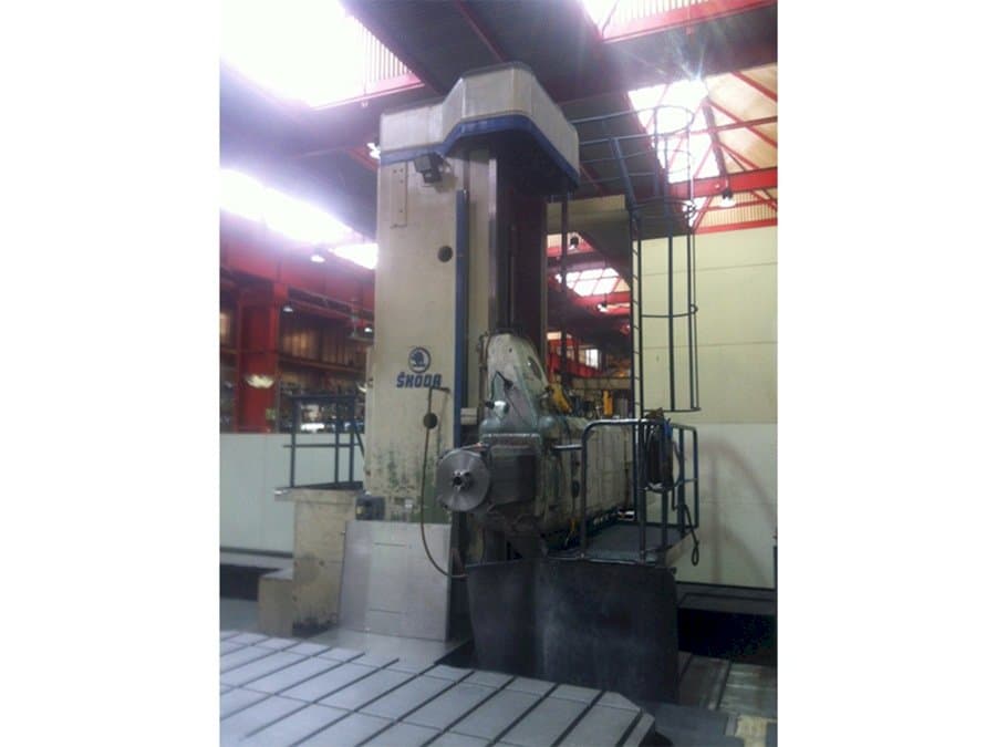 Frontansicht der SKODA WD 160 B  Maschine