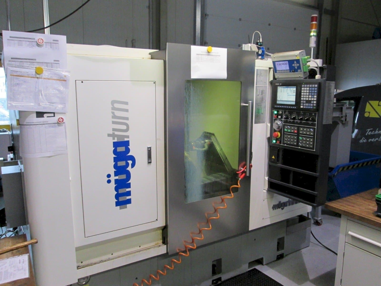 Frontansicht der Muga iTwin  Maschine