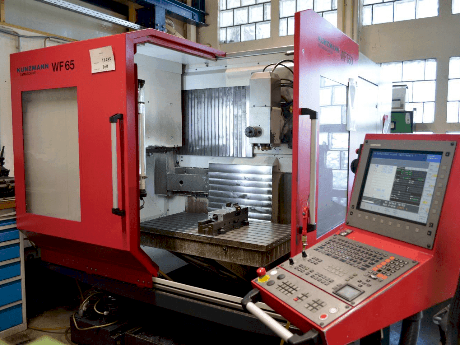 Frontansicht der KUNZMANN WF650 Maschine