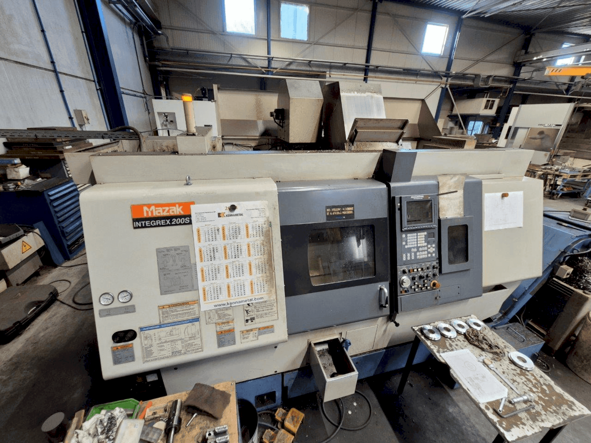 Frontansicht der Mazak Integrex 200SY  Maschine