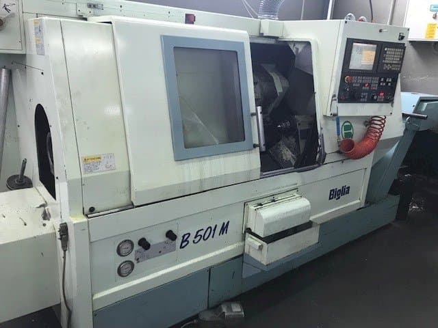 Frontansicht der Biglia B501 Maschine