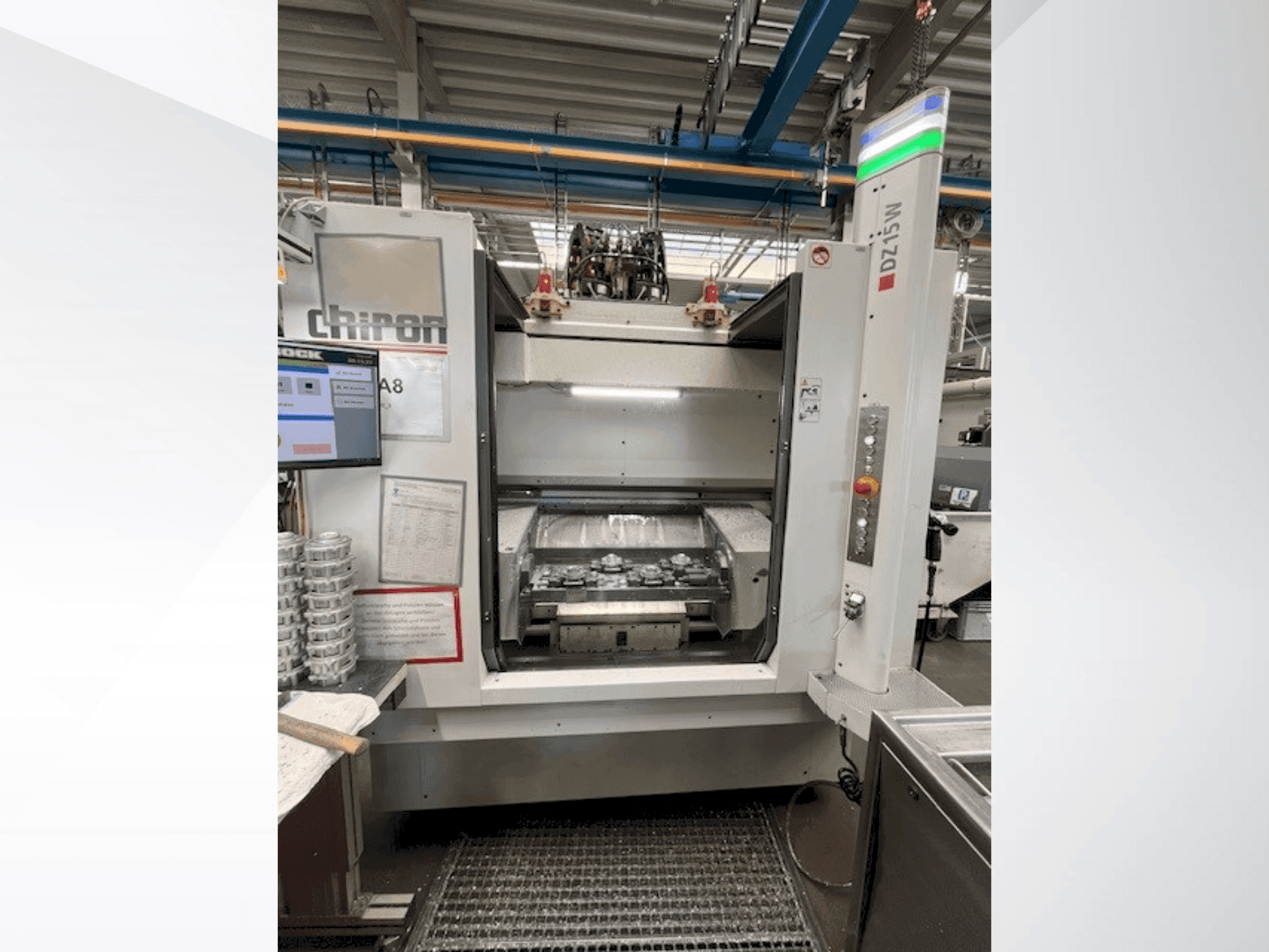 Frontansicht der CHIRON DZ 15 W Maschine