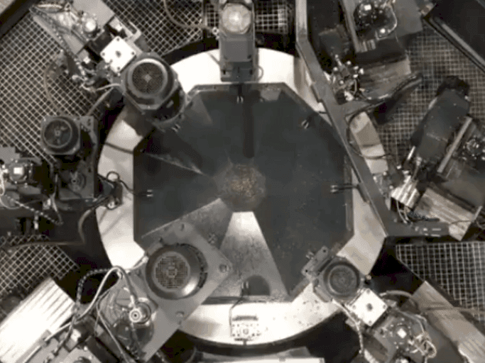 Frontansicht der IBERMACH Transfer Maschine