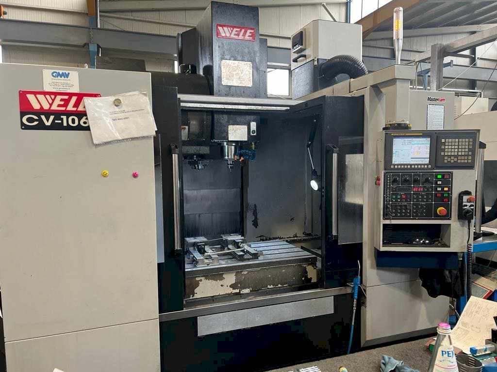 Frontansicht der Wele CV 1060 Maschine