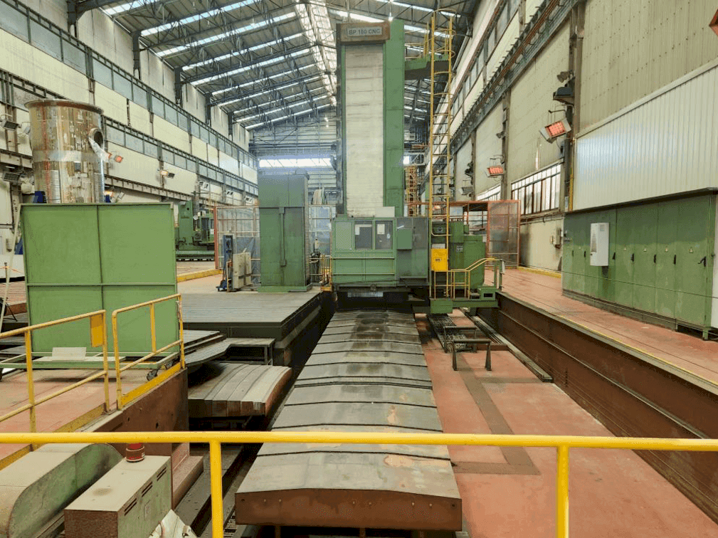 Frontansicht der WMW BP 160 CNC Maschine
