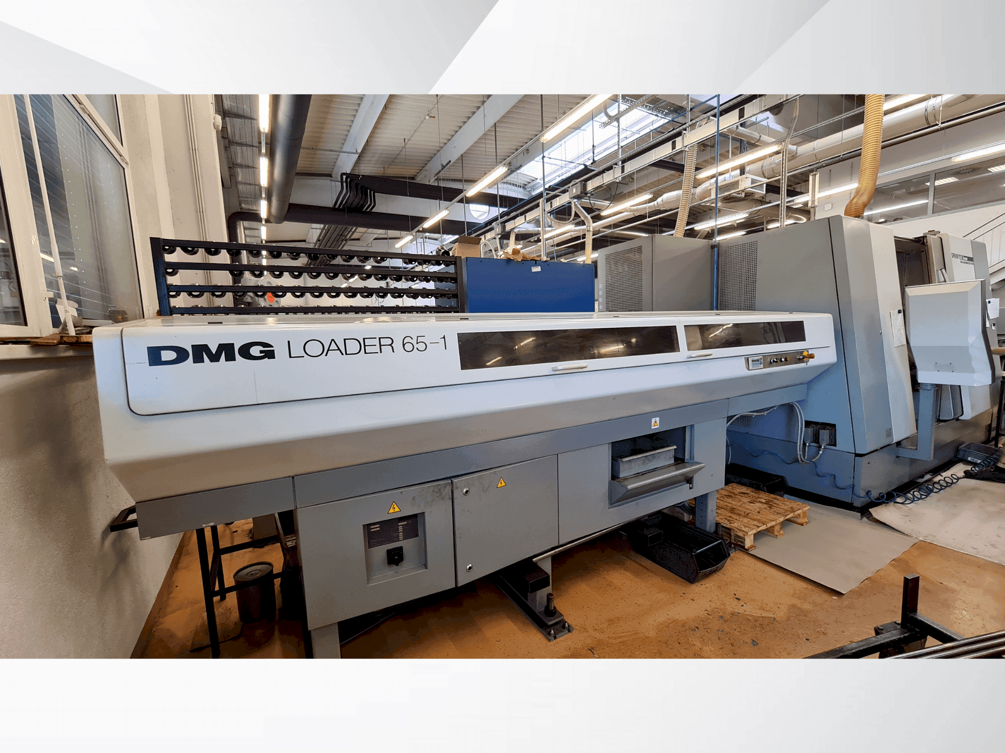 Frontansicht der Gildemeister DMG GILDEMEISTER SPRINT Linear 65  Maschine