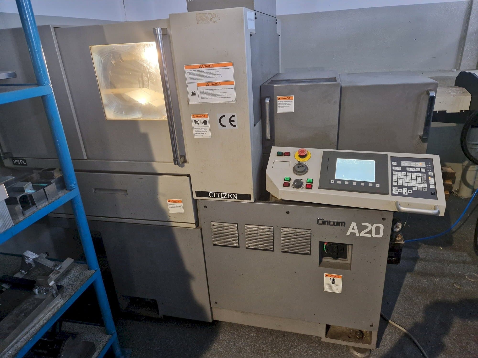 Frontansicht der Citizen Cincom A20 VII  Maschine