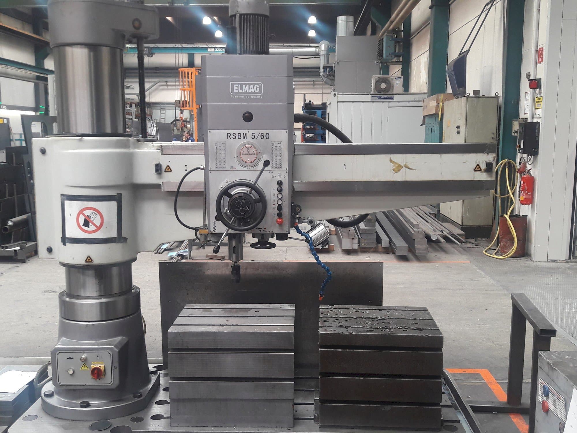 Frontansicht der ELMAG RSBM 5/60 Maschine