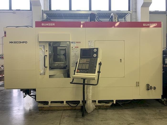 Frontansicht der Quaser MK603HPD Maschine
