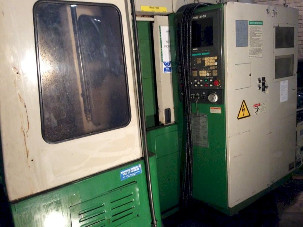 Frontansicht der Mazak Mazatech H400 Maschine