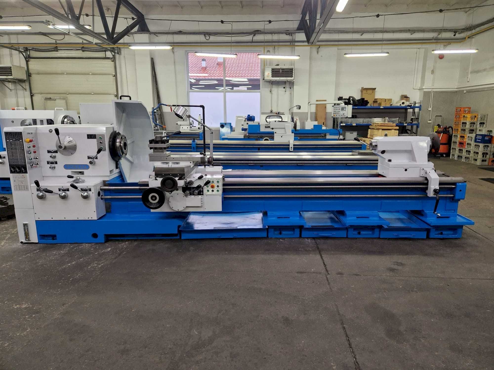 Frontansicht der Poreba TPK 80 x 3000 Maschine