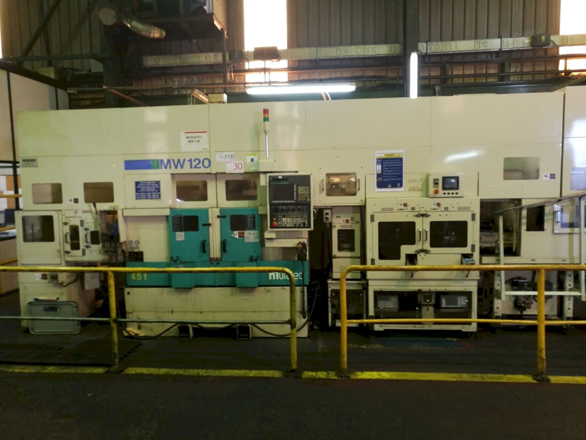 Frontansicht der Muratec MW120 Maschine