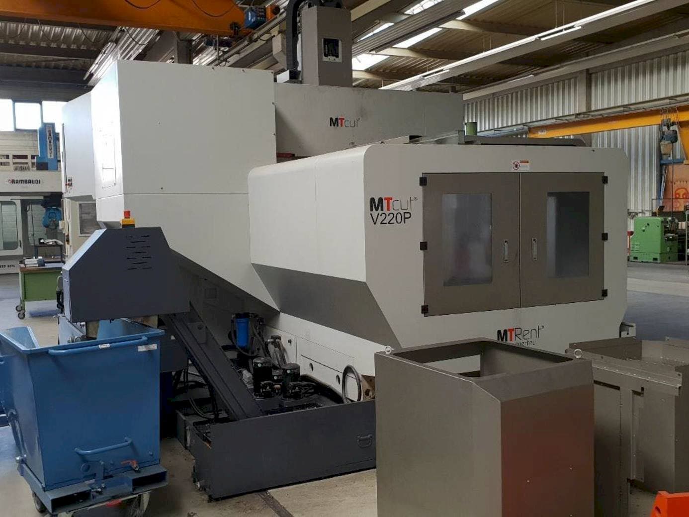 Frontansicht der MTcut V220P  Maschine