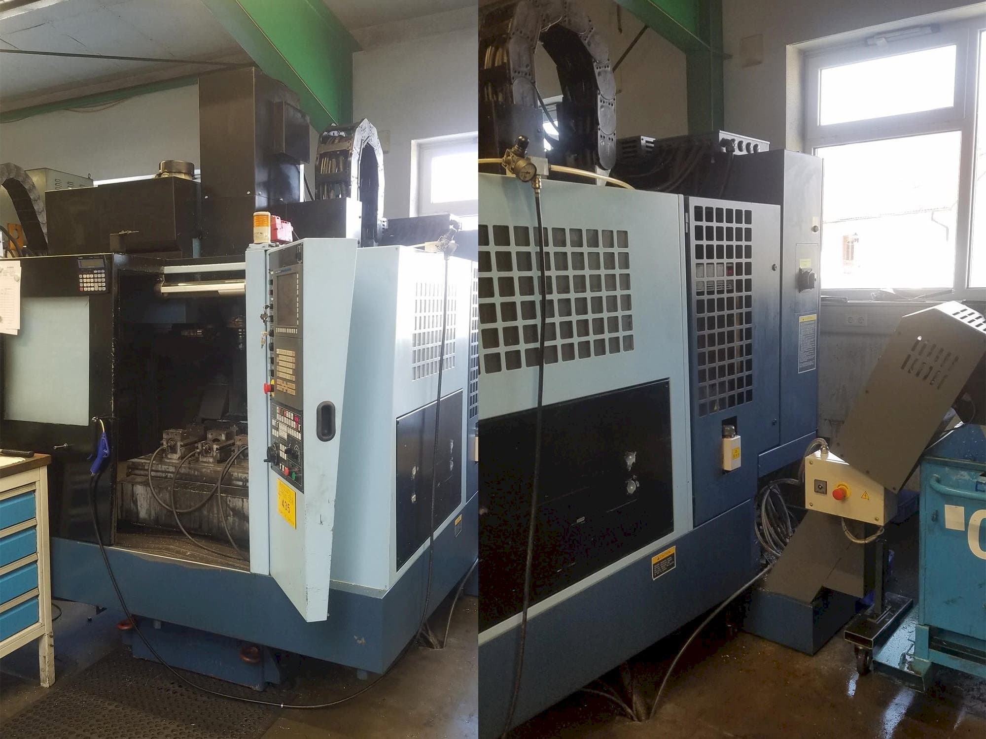 Frontansicht der Matsuura 550 V-Plus Maschine