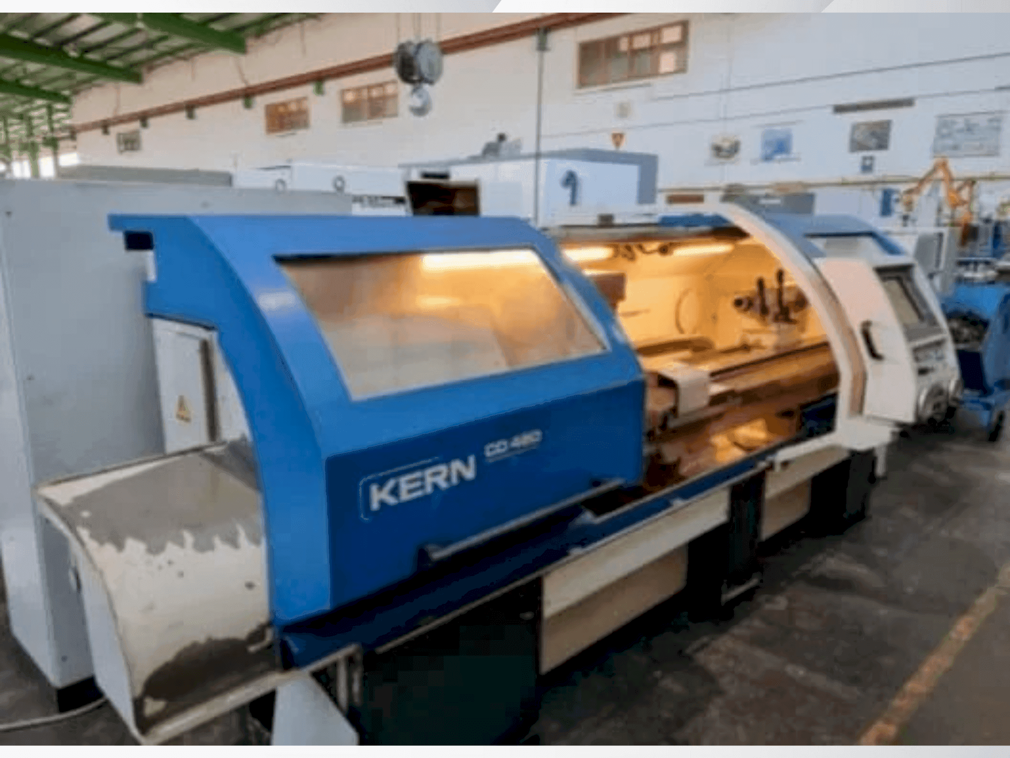 Frontansicht der KERN CD 480/2000  Maschine