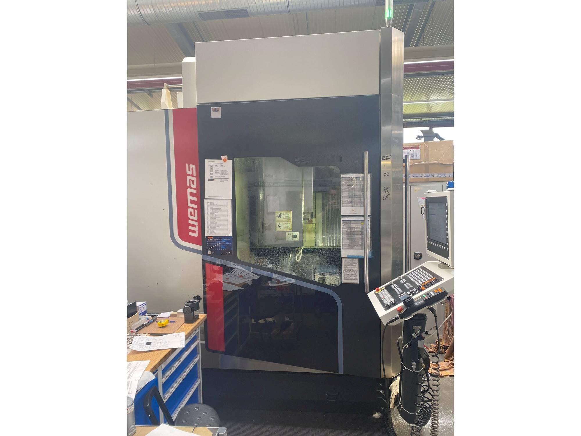 Frontansicht der WEMAS VZG 65-5A  Maschine