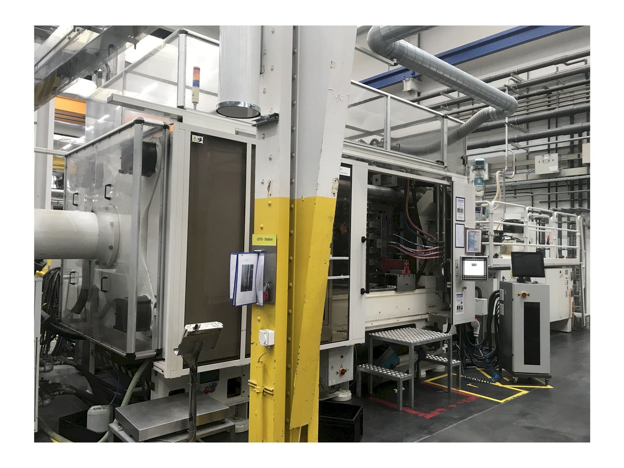 Frontansicht der Husky H650 RS 80/65 Maschine