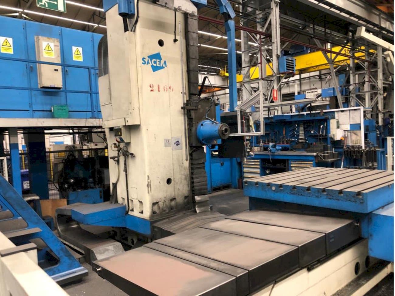 Frontansicht der Sacem									 MSMG - XC/110-C/N  Maschine