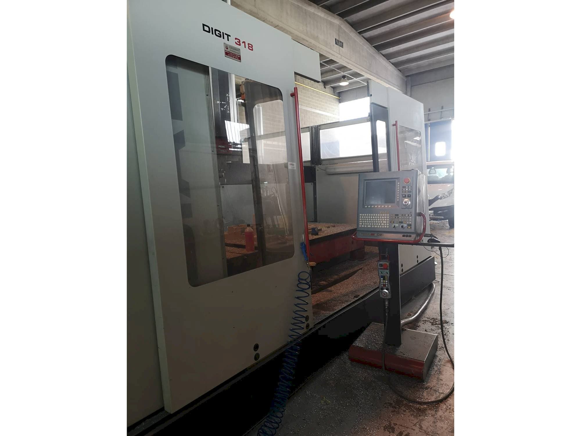 Linke Seitenansicht der Fidia DIGIT 318 FH  Maschine