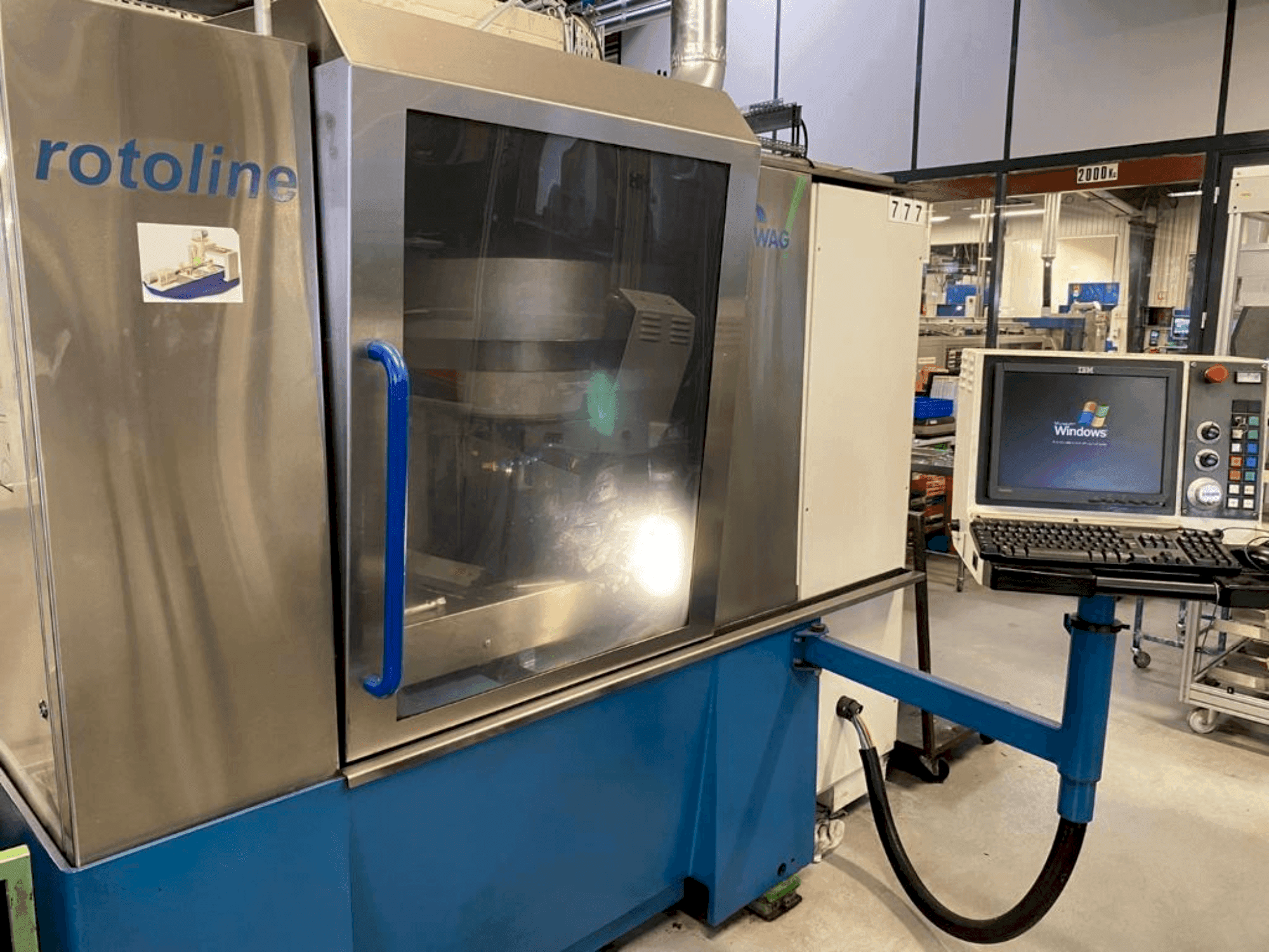 Frontansicht der EWAG ROTOLINE 6X  Maschine