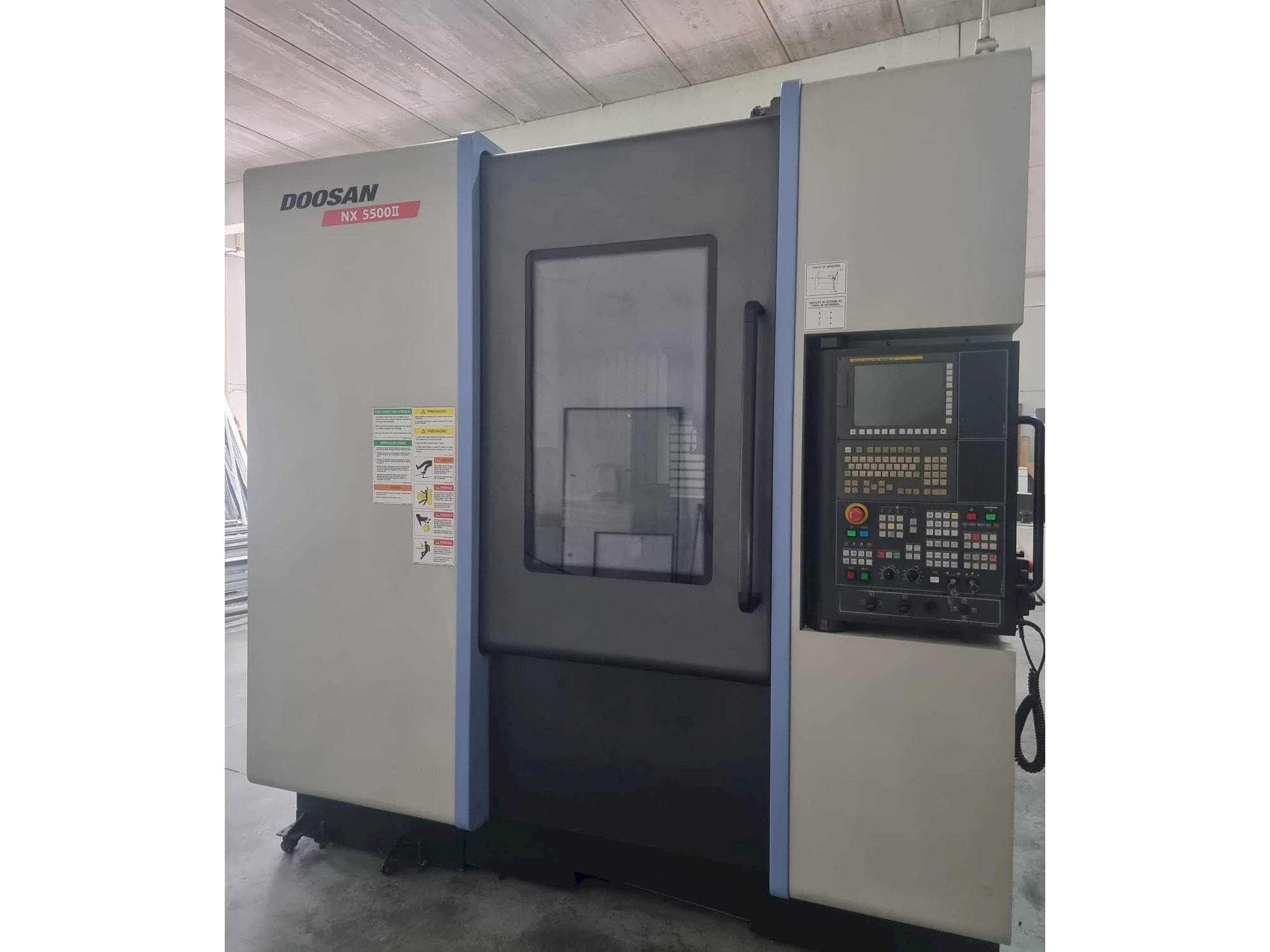 Frontansicht der Doosan Nx5500 Ii  Maschine