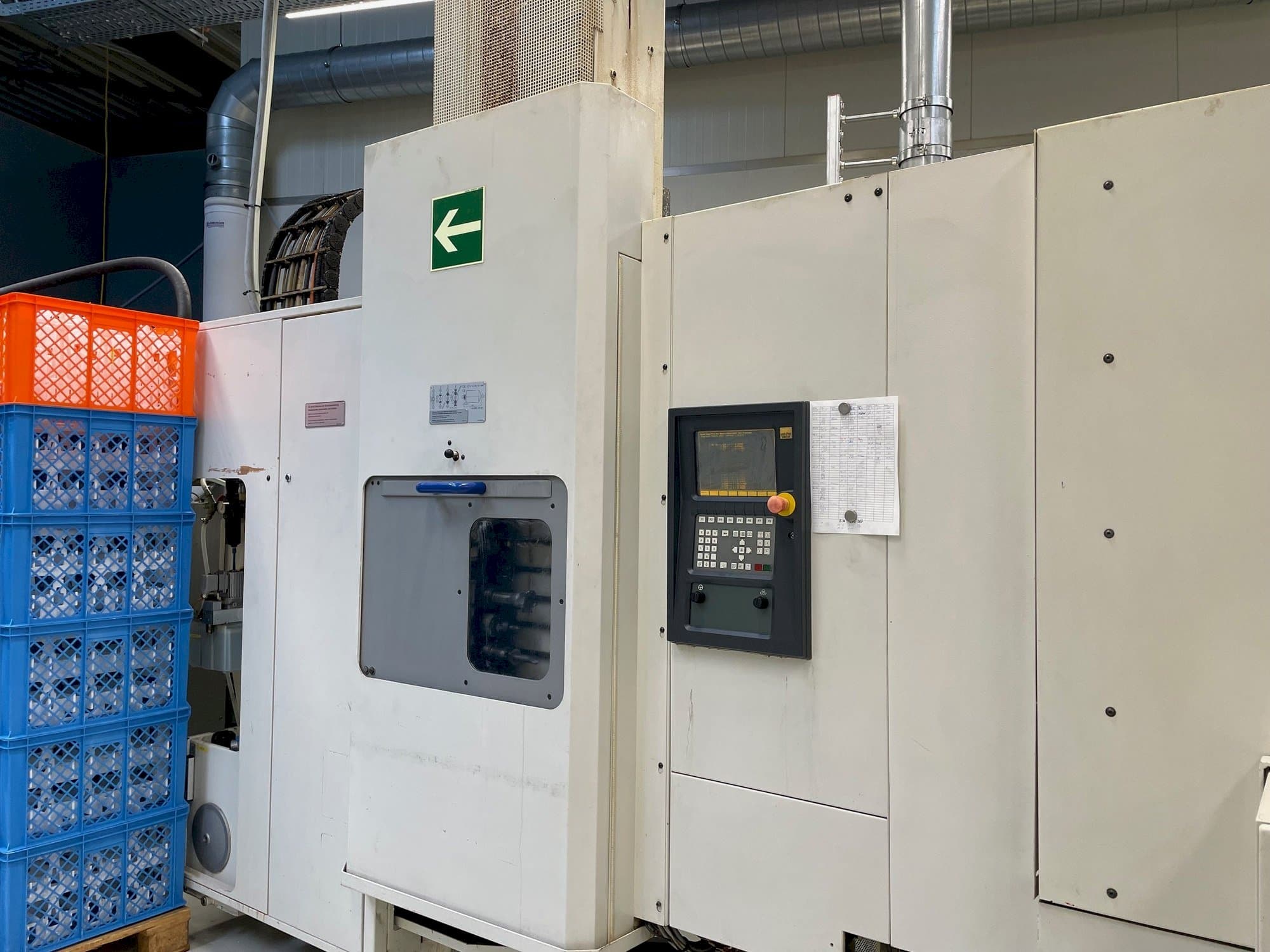 Frontansicht der HELLER MC 16  Maschine