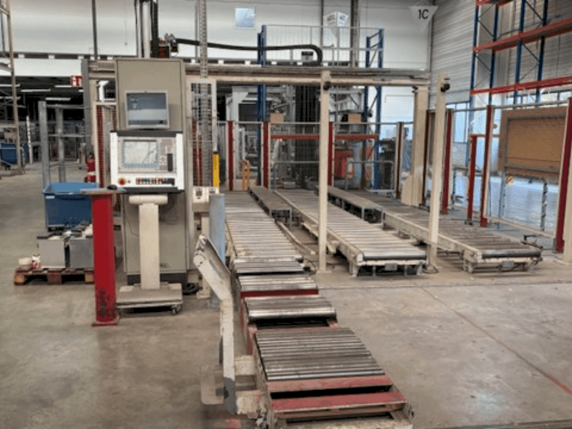 Frontansicht der LIGMATECH MAW/Nottmeyer, Ligmatech Maschine