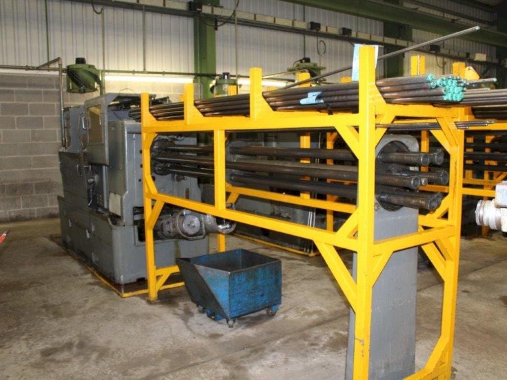 Frontansicht der Wickman 1"-6 Maschine