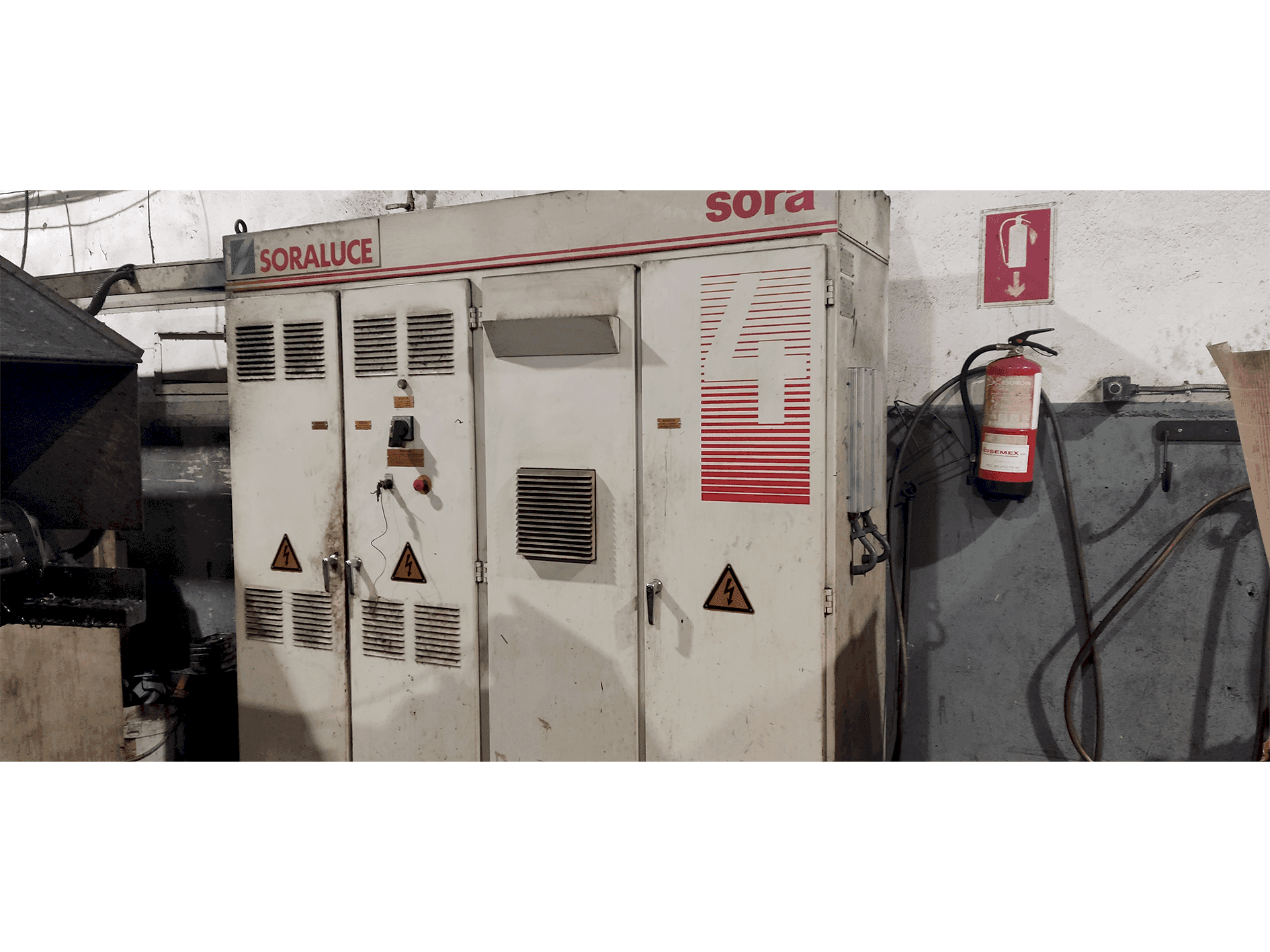 Frontansicht der Soraluce SORA 4 Maschine