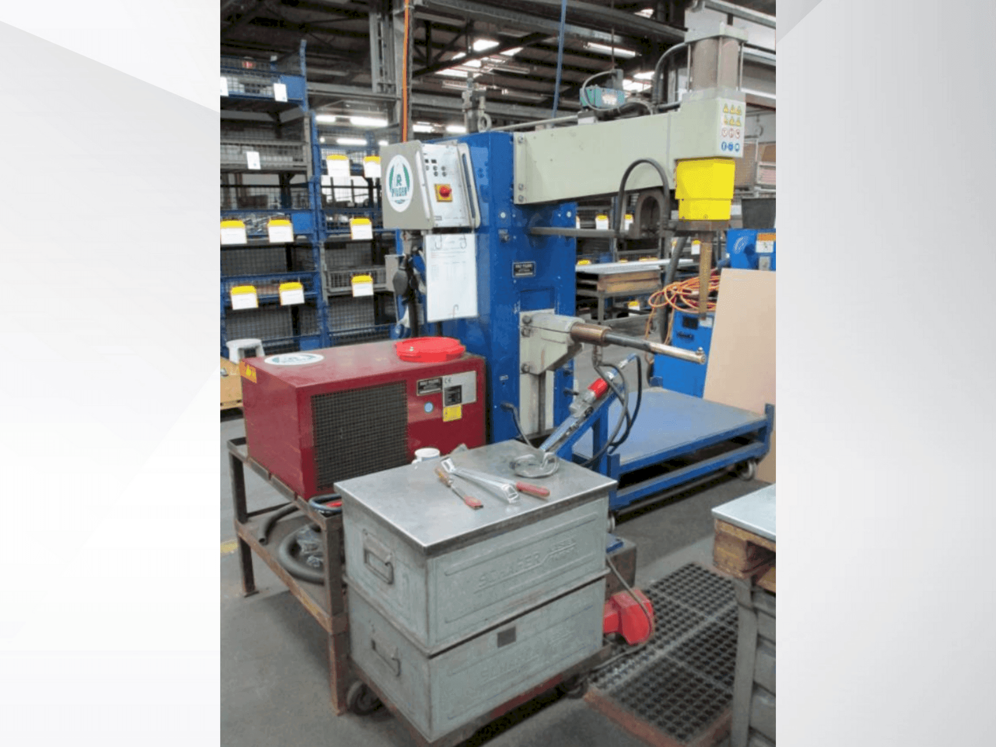 Frontansicht der NIMAK PSM03 Maschine