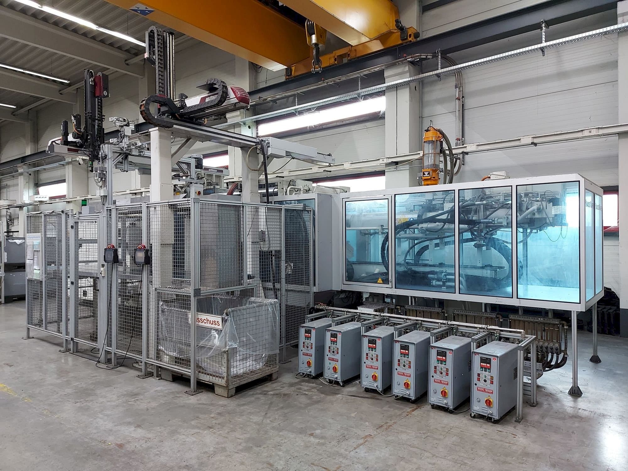 Frontansicht der Krauss Maffei 650 Tandem Maschine