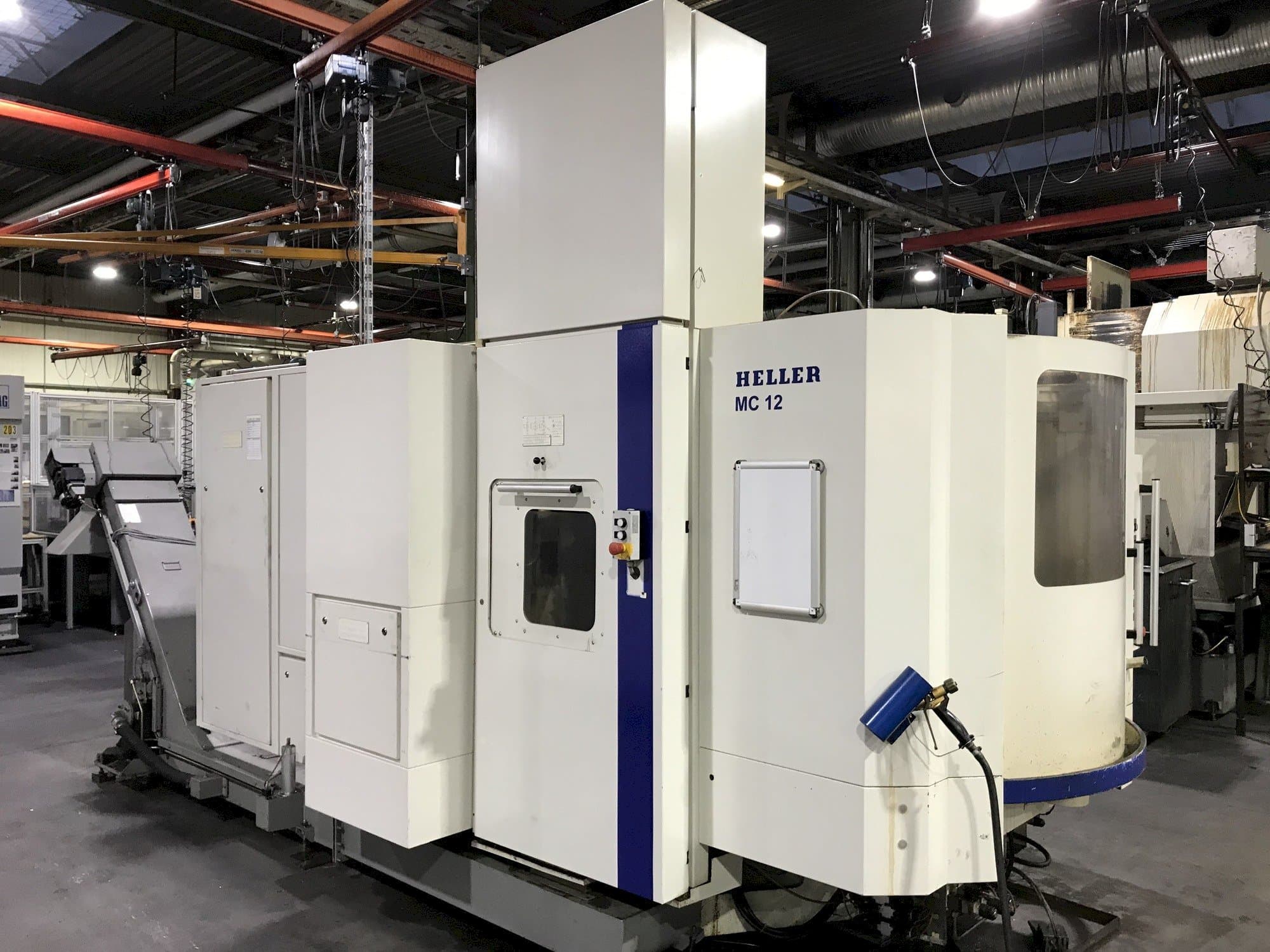 Frontansicht der HELLER MC 12 Maschine